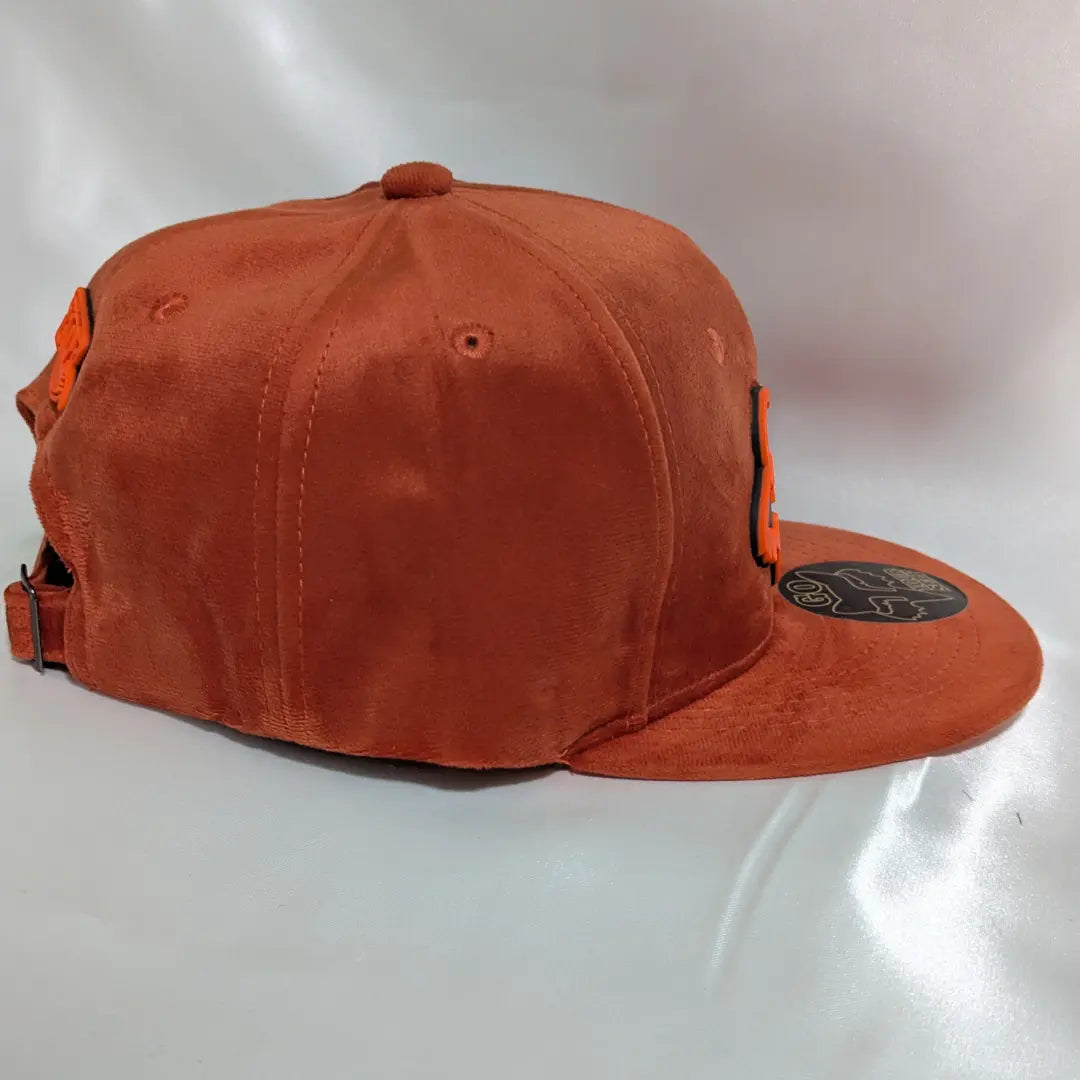 Gorra visera plana diseño Fox terciopelo y ajustable