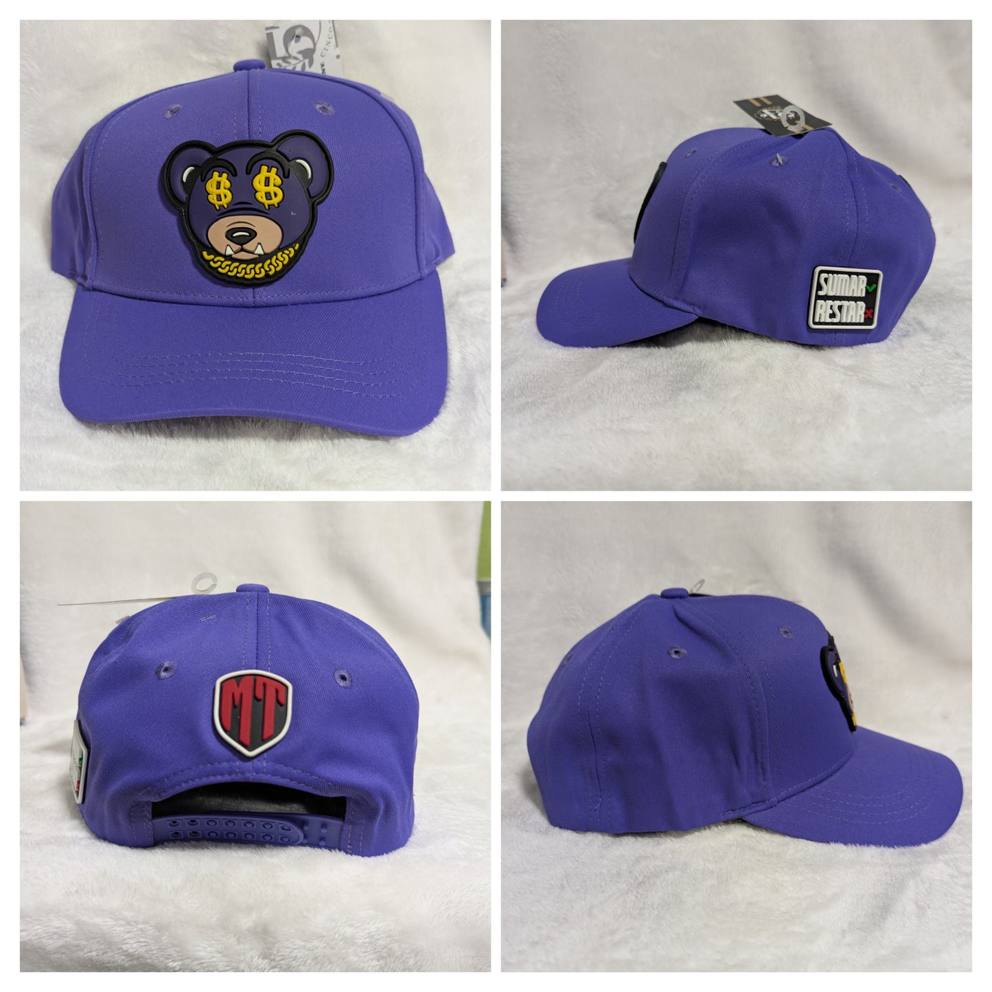 Gorra Oso Bélico | Diseño Animado Exclusivo | Visera Curva Snapback