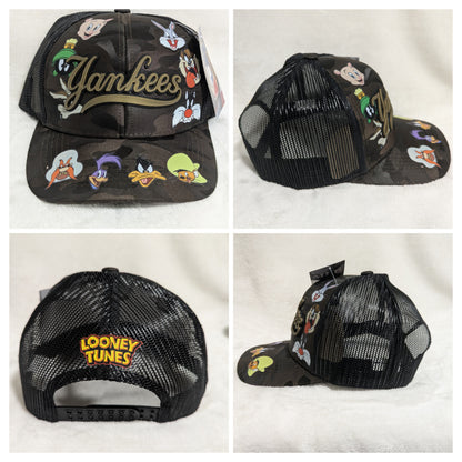 Gorra Yankees NY | Diseño Animado Exclusivo | Visera curva Snapback