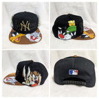 Gorra visera plana diseño MLB NY Yankees animado