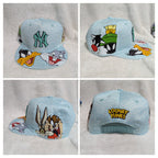 Gorra visera plana diseño MLB NY Yankees animado