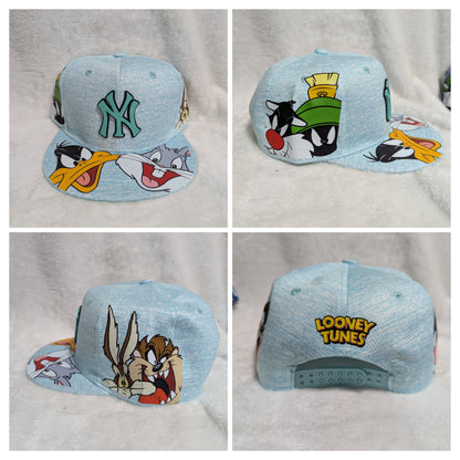 Gorra Yankees NY | Diseño Animado Exclusivo | Visera Plana Snapback