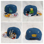 Gorra visera plana diseño MLB LA Dodgers animado