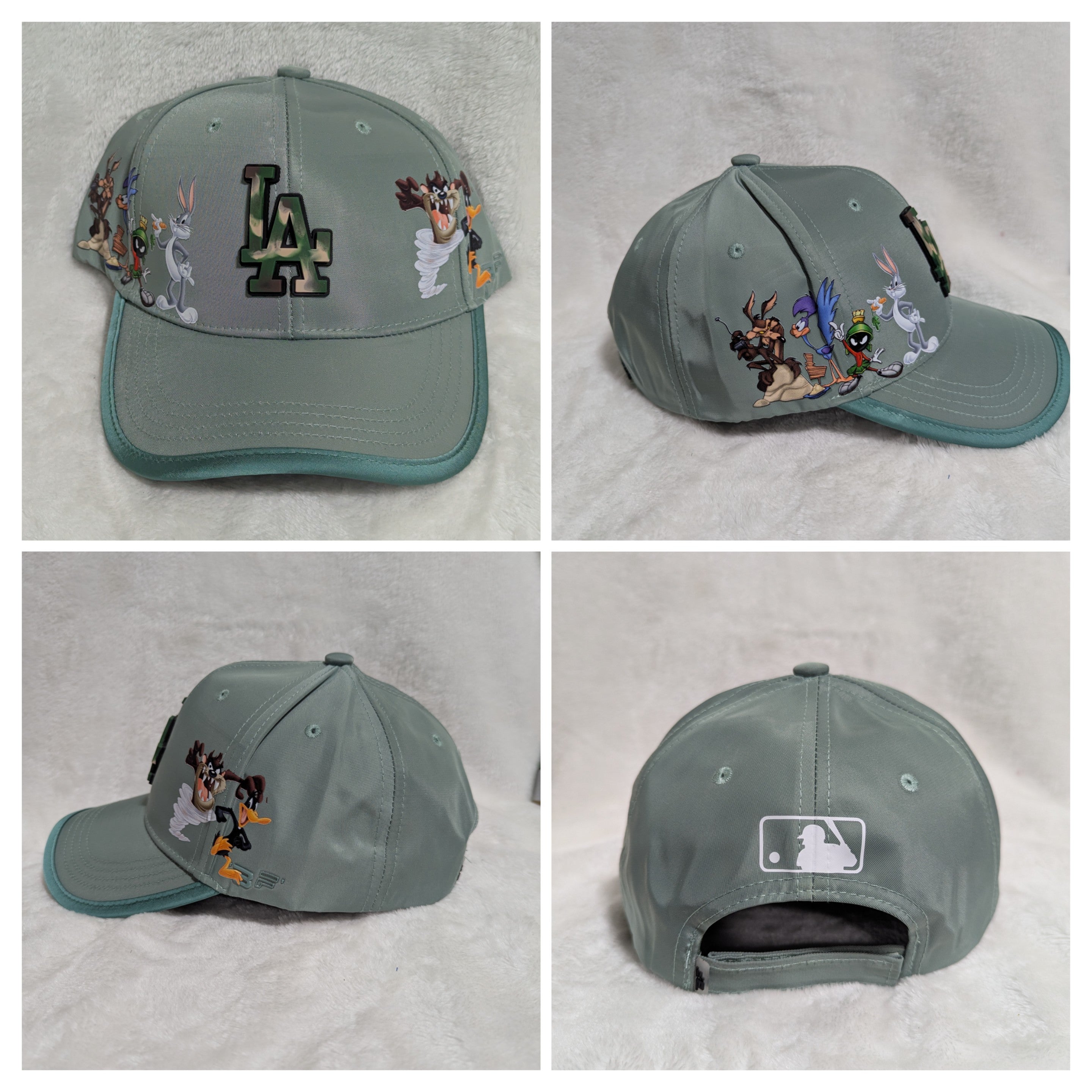 Gorra visera curva MLB LA Dodgers diseño dibujos animados