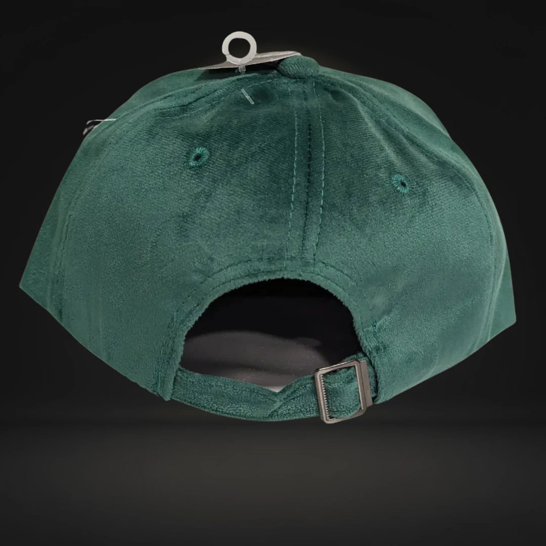Gorra Chicago Bulls | NBA Clásico | Snapback Visera Curva Terciopelo Verde