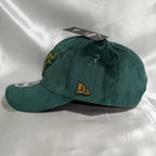 Gorra Chicago Bulls | NBA Clásico | Snapback Visera Curva Terciopelo Verde