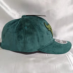Gorra Chicago Bulls | NBA Clásico | Snapback Visera Curva Terciopelo Verde