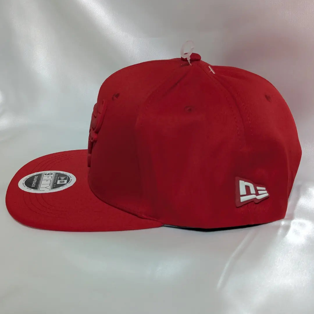 Gorra visera plana diseño NBA Chicago Bulls Rojo