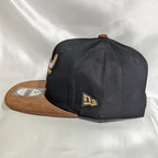 Gorra Chicago Bulls | NBA Clásico | Snapback Visera plana Negro/Café