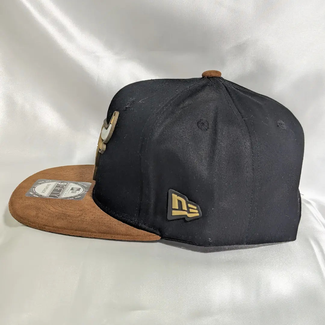 Gorra visera plana diseño NBA Chicago Bulls Negro/Café