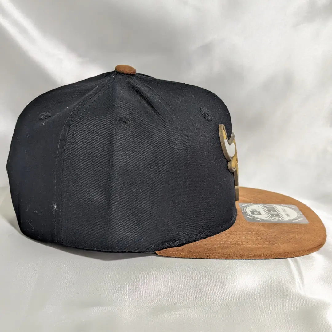 Gorra visera plana diseño NBA Chicago Bulls Negro/Café