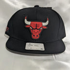 Gorra Chicago Bulls | NBA Clásico | Snapback Visera plana Negro