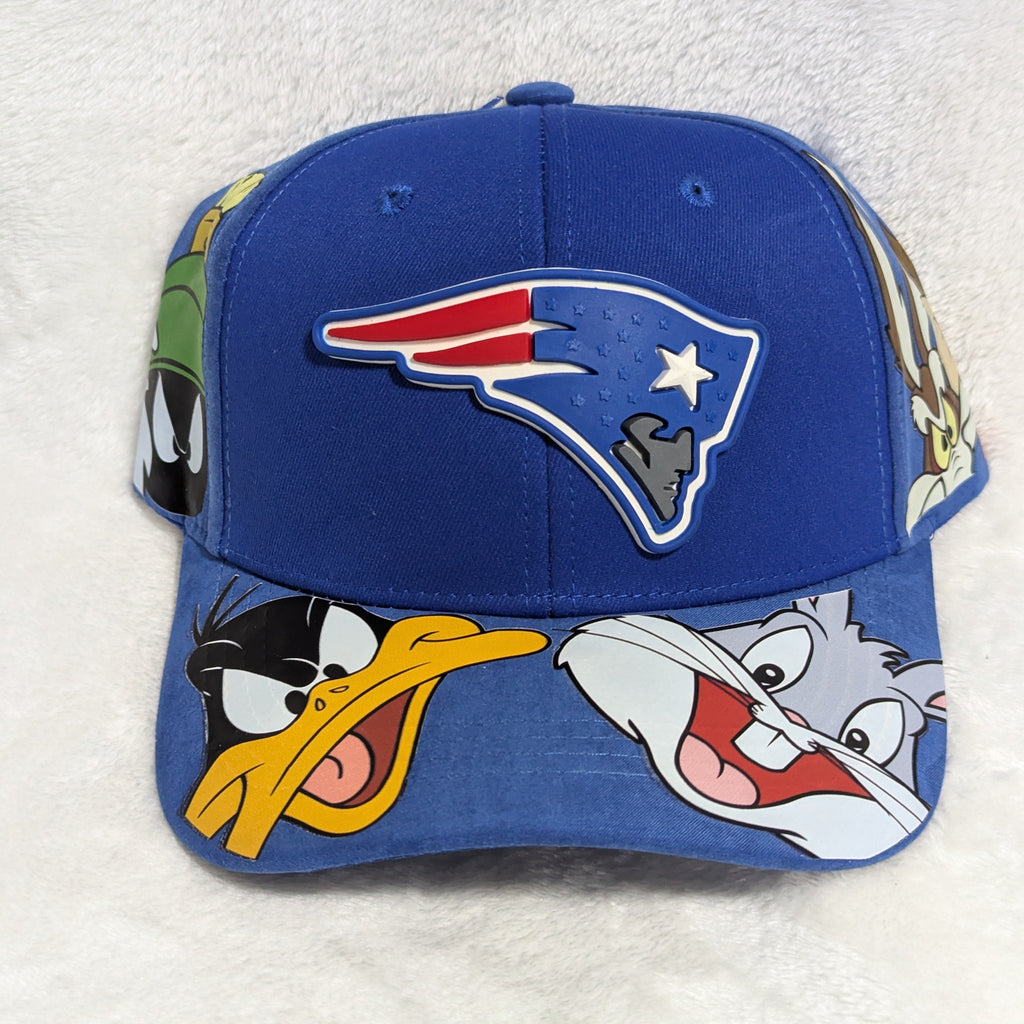 Gorra visera plana NFL New England Patriots diseño animado