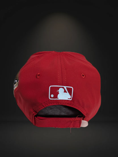 Gorra visera curva Washington Nationals MLB diseño dibujos animados
