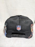 Gorra Pittsburgh Steelers | NFL Diseño Animado | Visera Plana Snapback