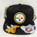 Gorra Pittsburgh Steelers | NFL Diseño Animado | Visera Plana Snapback