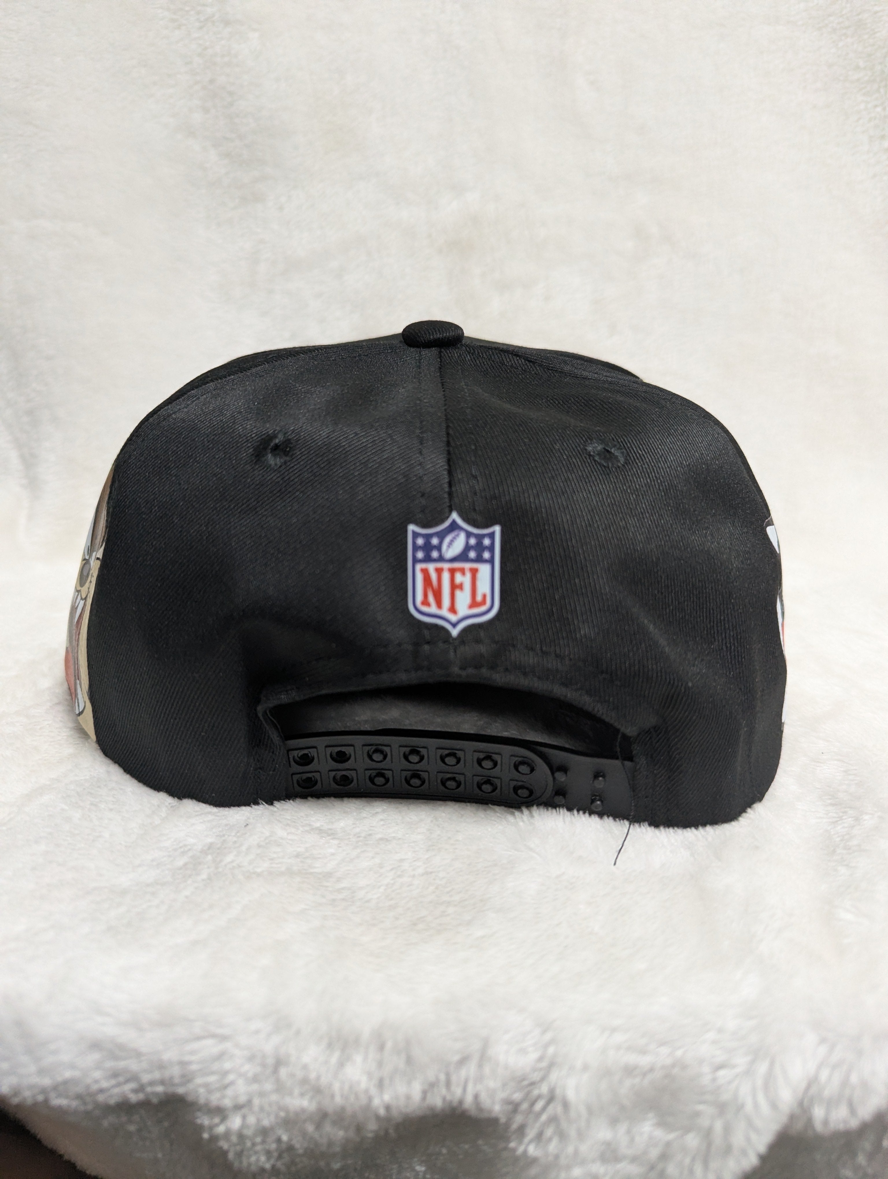 Gorra visera plana diseño NFL Steelers animado