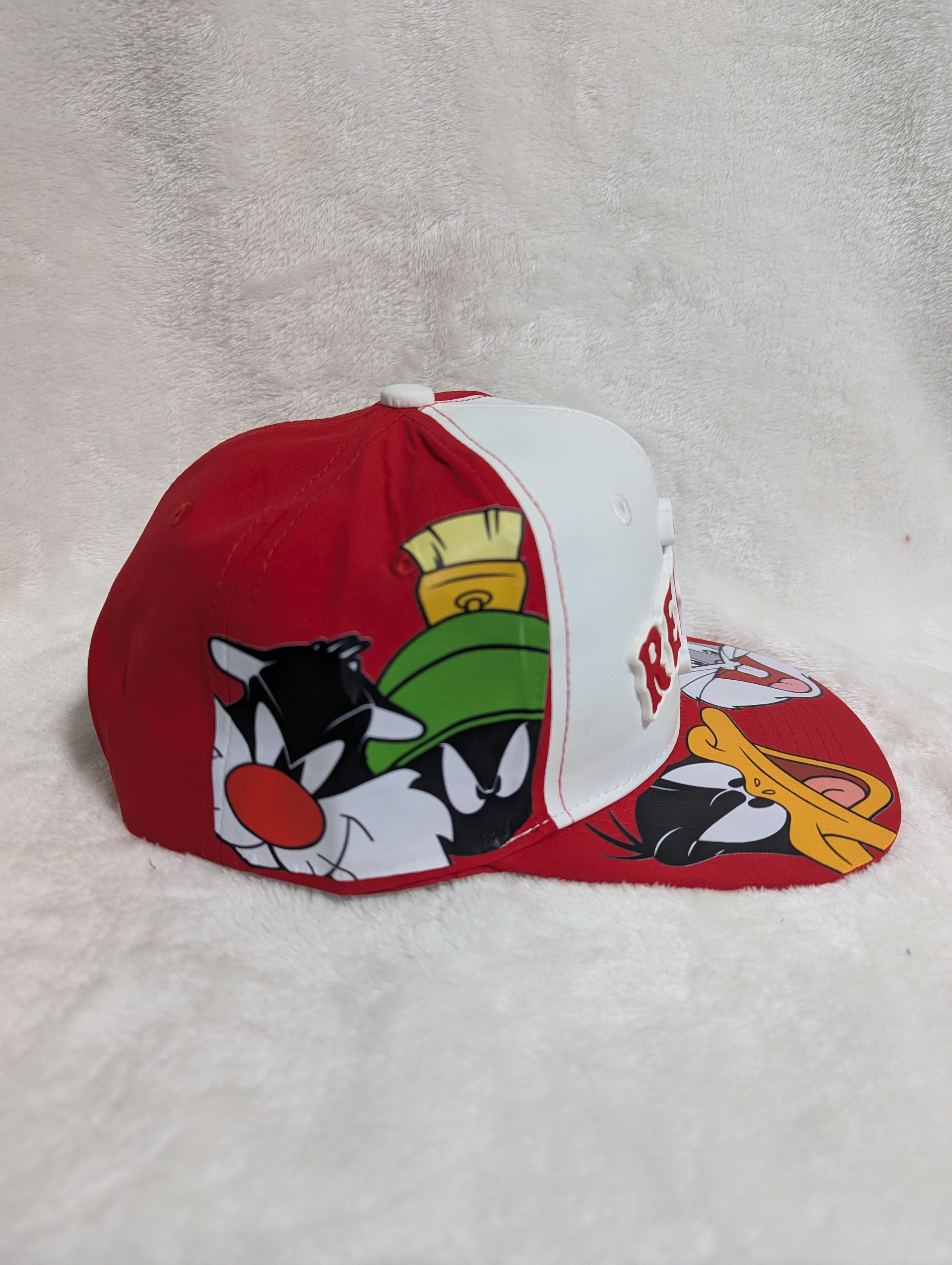 Gorra visera plana diseño MLB Boston Red Sox animado