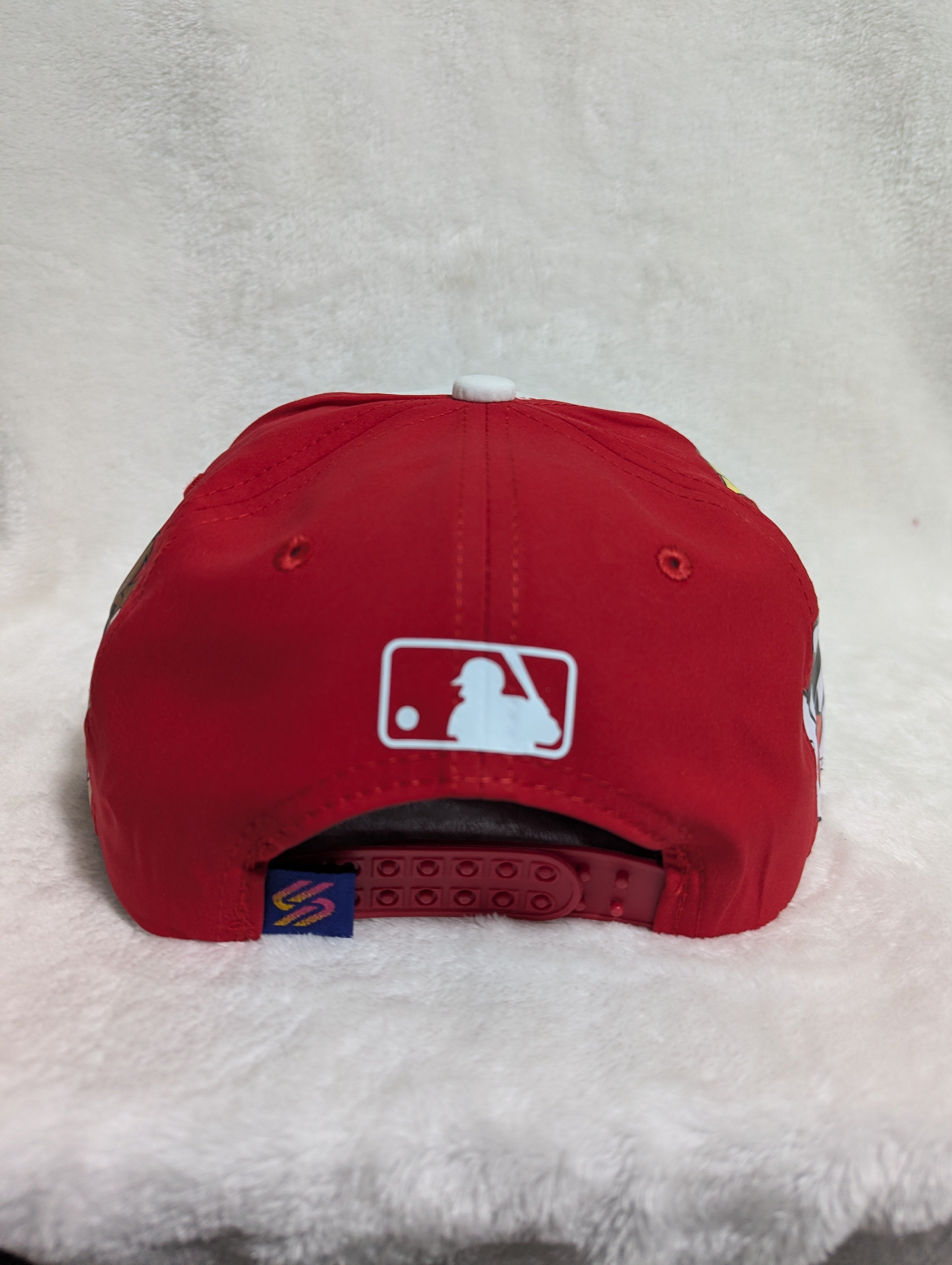 Gorra visera plana diseño MLB Boston Red Sox animado