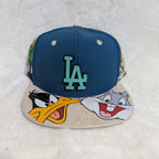 Gorra visera plana diseño MLB LA Dodgers animado