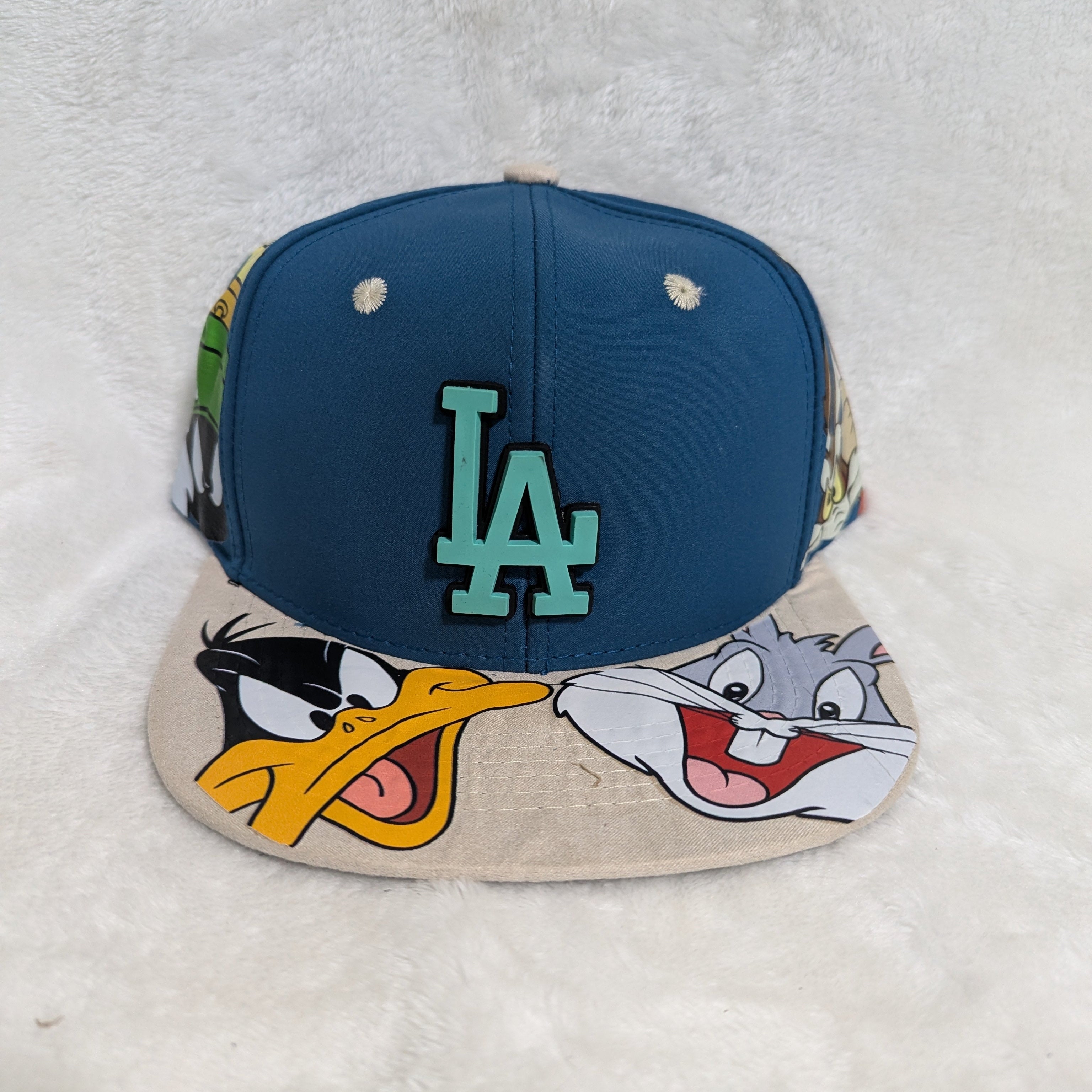 Gorra visera plana diseño MLB LA Dodgers animado