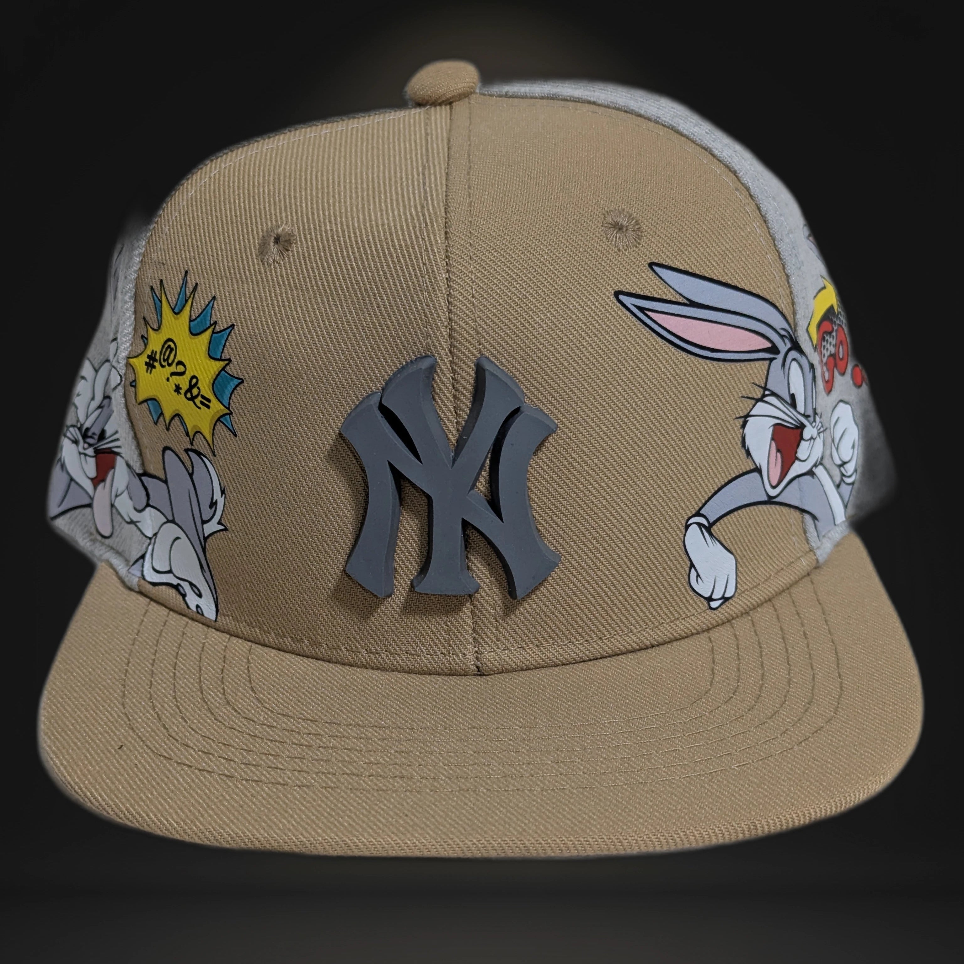 Gorra Yankees NY | Diseño Animado Exclusivo | Visera Plana Snapback