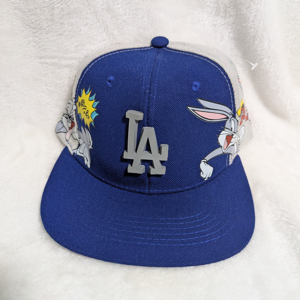 Gorra visera plana diseño MLB LA Dodgers animado
