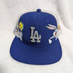 Gorra visera plana diseño MLB LA Dodgers animado