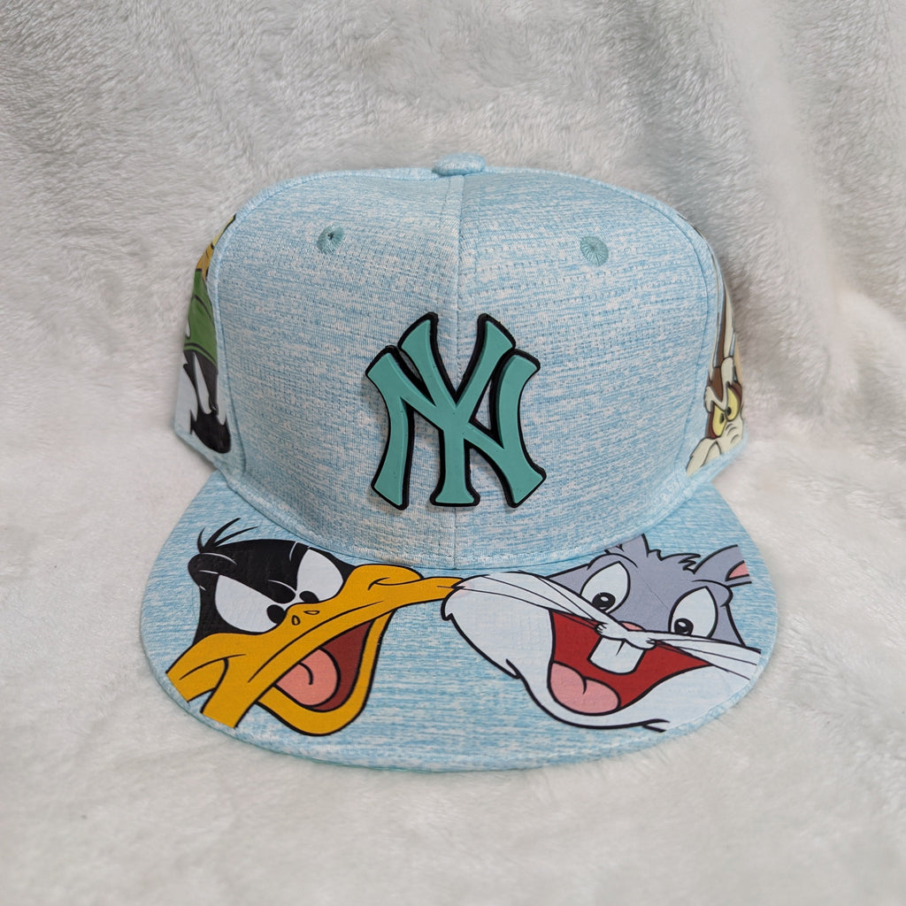 Gorra visera plana diseño MLB NY Yankees animado