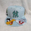 Gorra visera plana diseño MLB NY Yankees animado