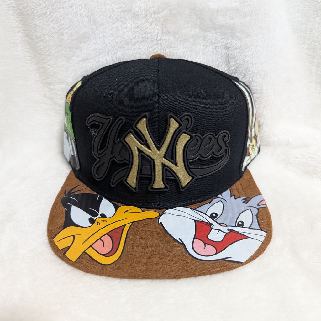 Gorra visera plana diseño MLB NY Yankees animado
