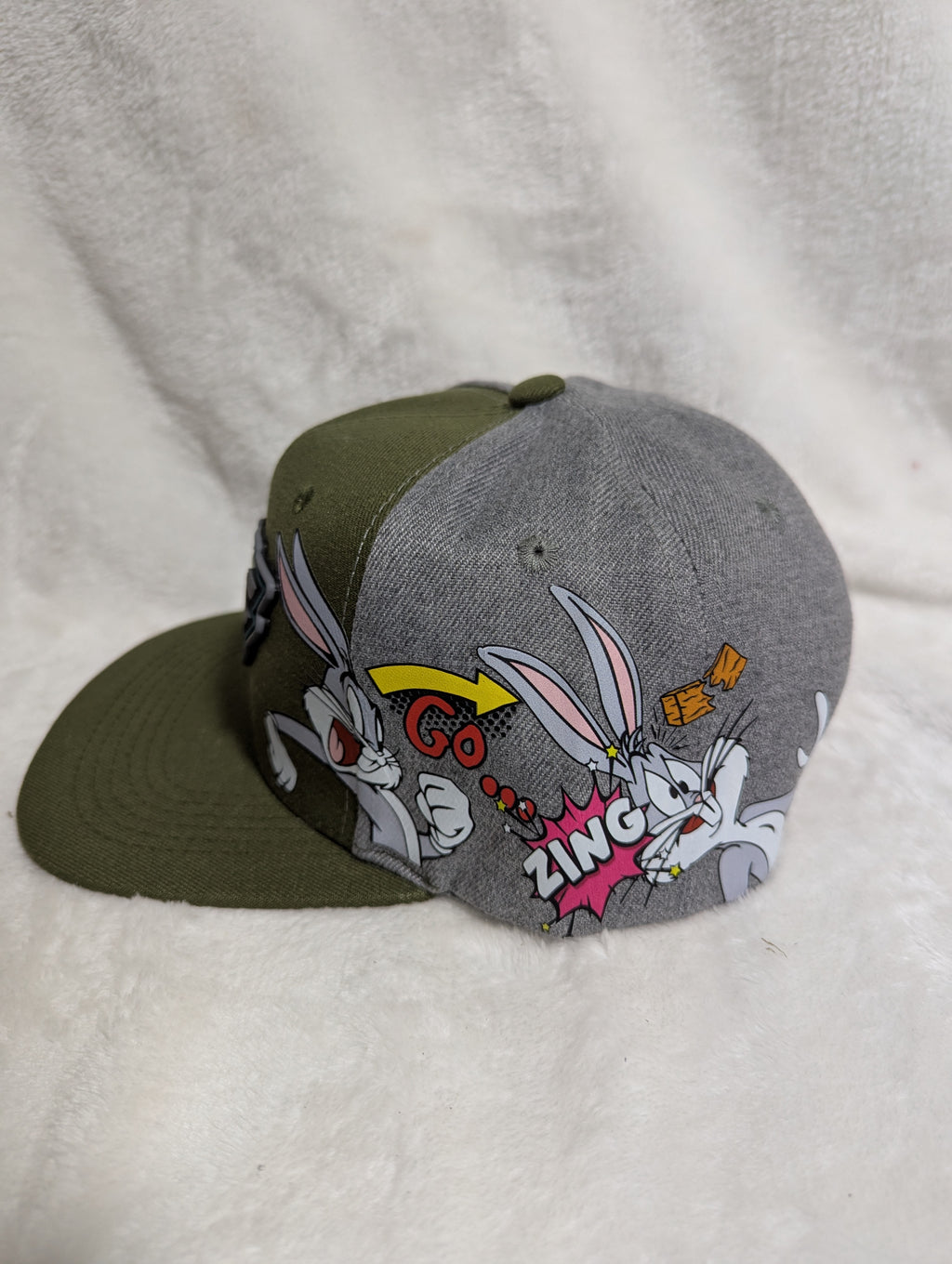 Gorra visera plana diseño NFL Philadelphia Eagles animado