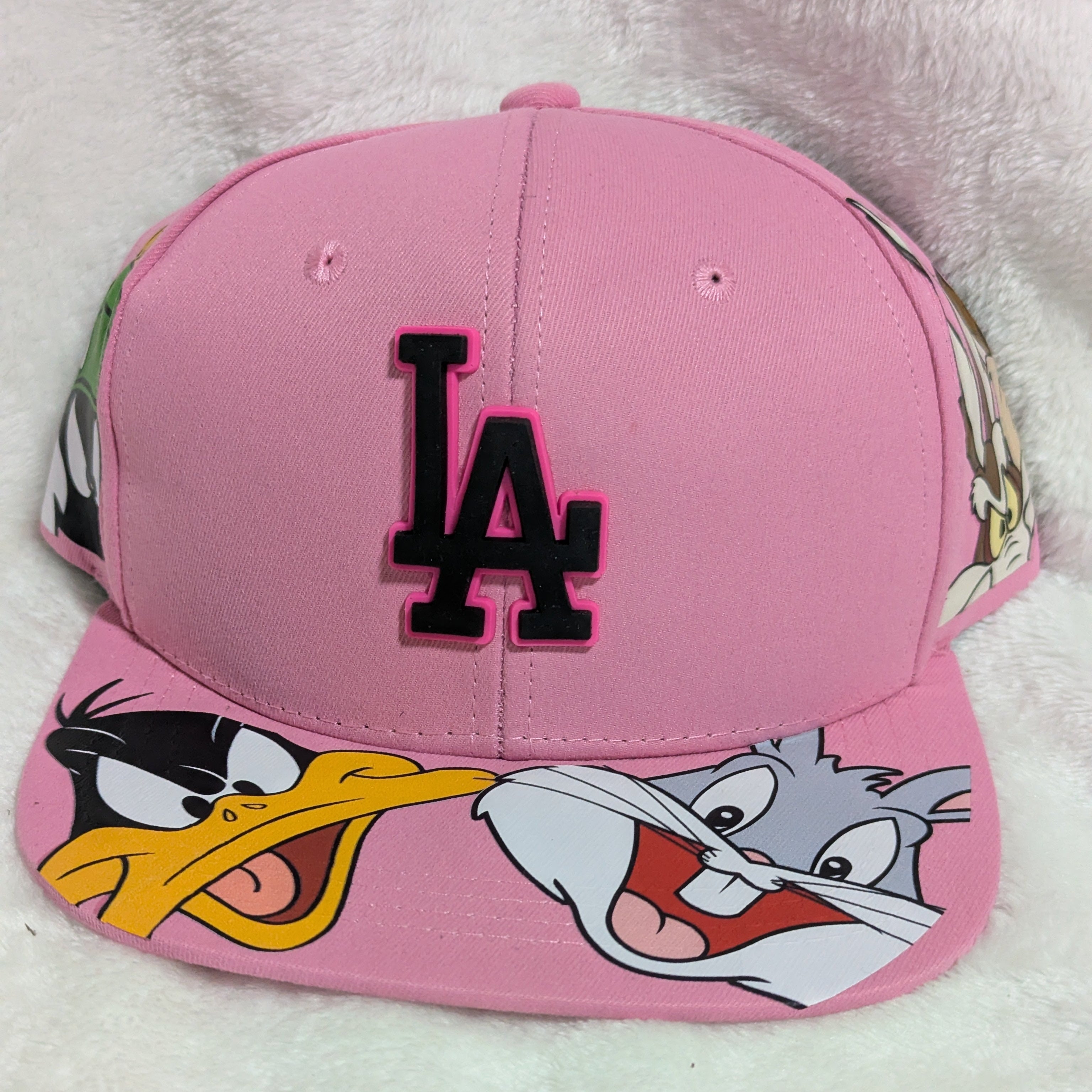 Gorra visera plana diseño MLB LA Dodgers animado