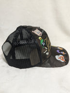 Gorra visera curva diseño MLB NY Yankees animado