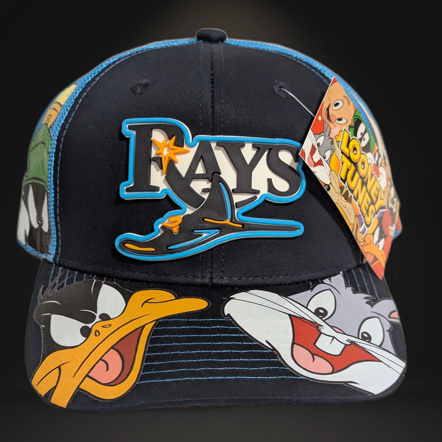 Gorra Tampa Bay Rays | MLB Diseño Animado | Visera Curva Snapback