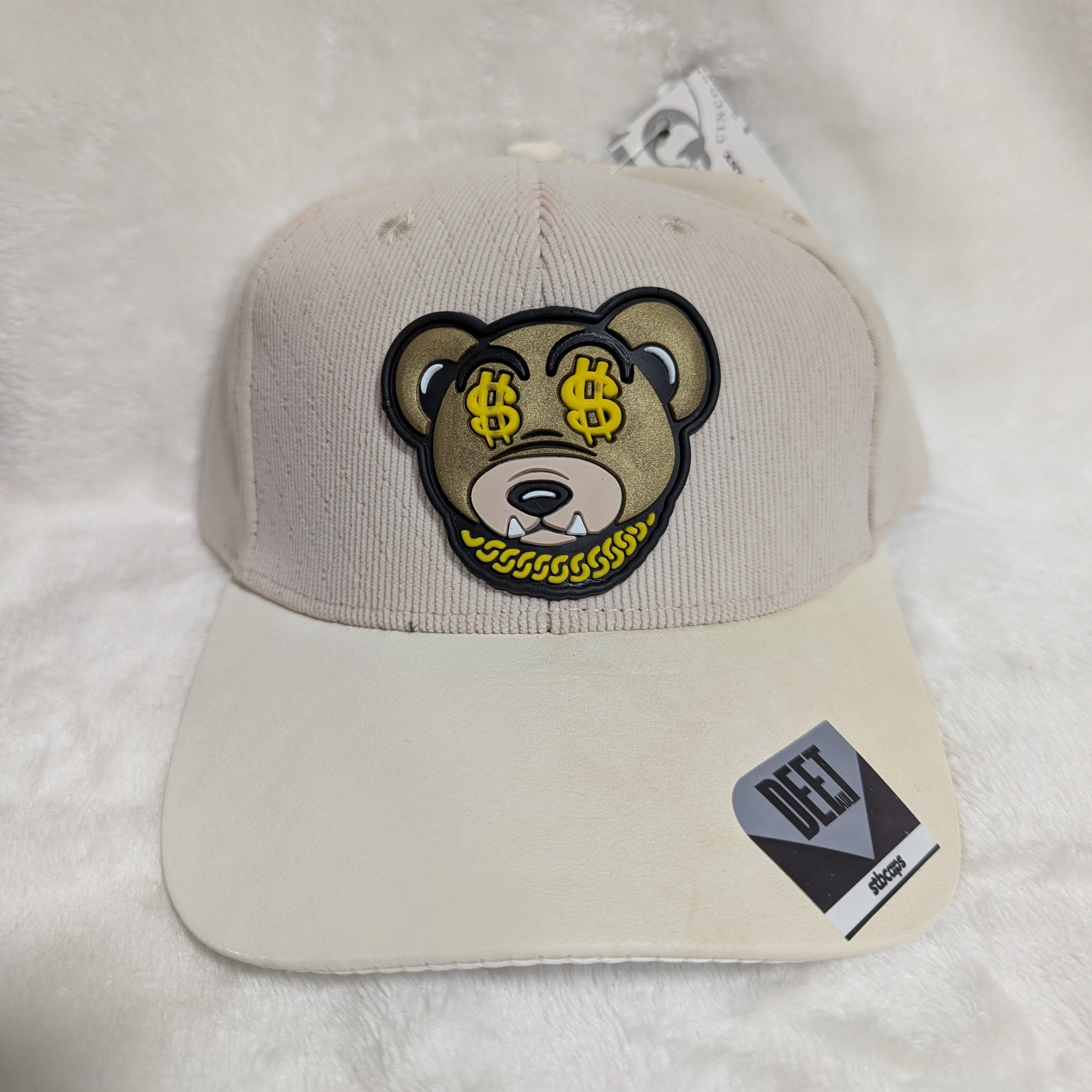 Gorra visera curva diseño Oso Bélico animado