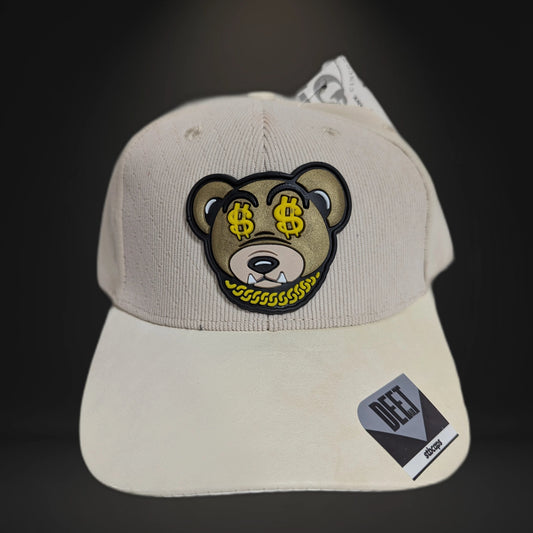 Gorra Oso Bélico | Diseño Animado Exclusivo | Visera Curva Snapback