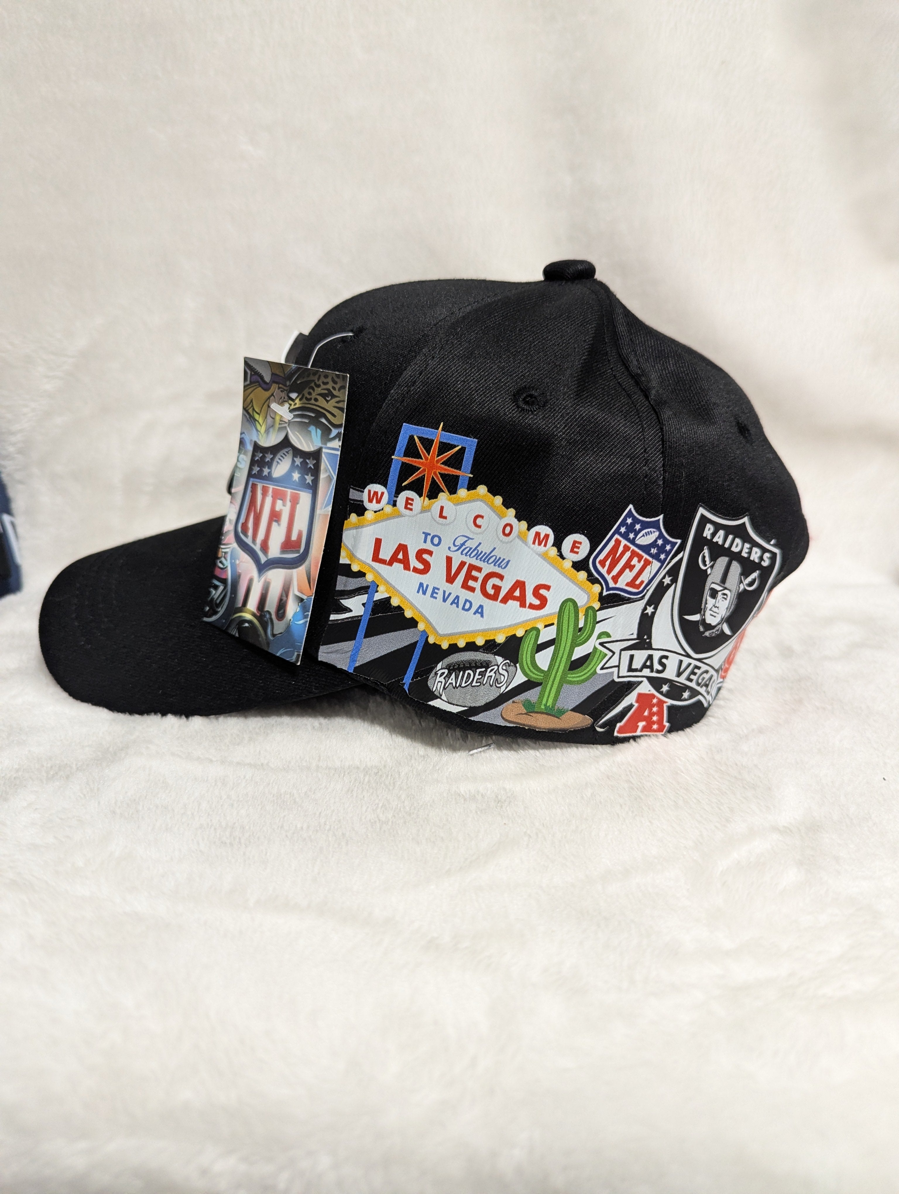 Gorra visera curva diseño NFL Raiders