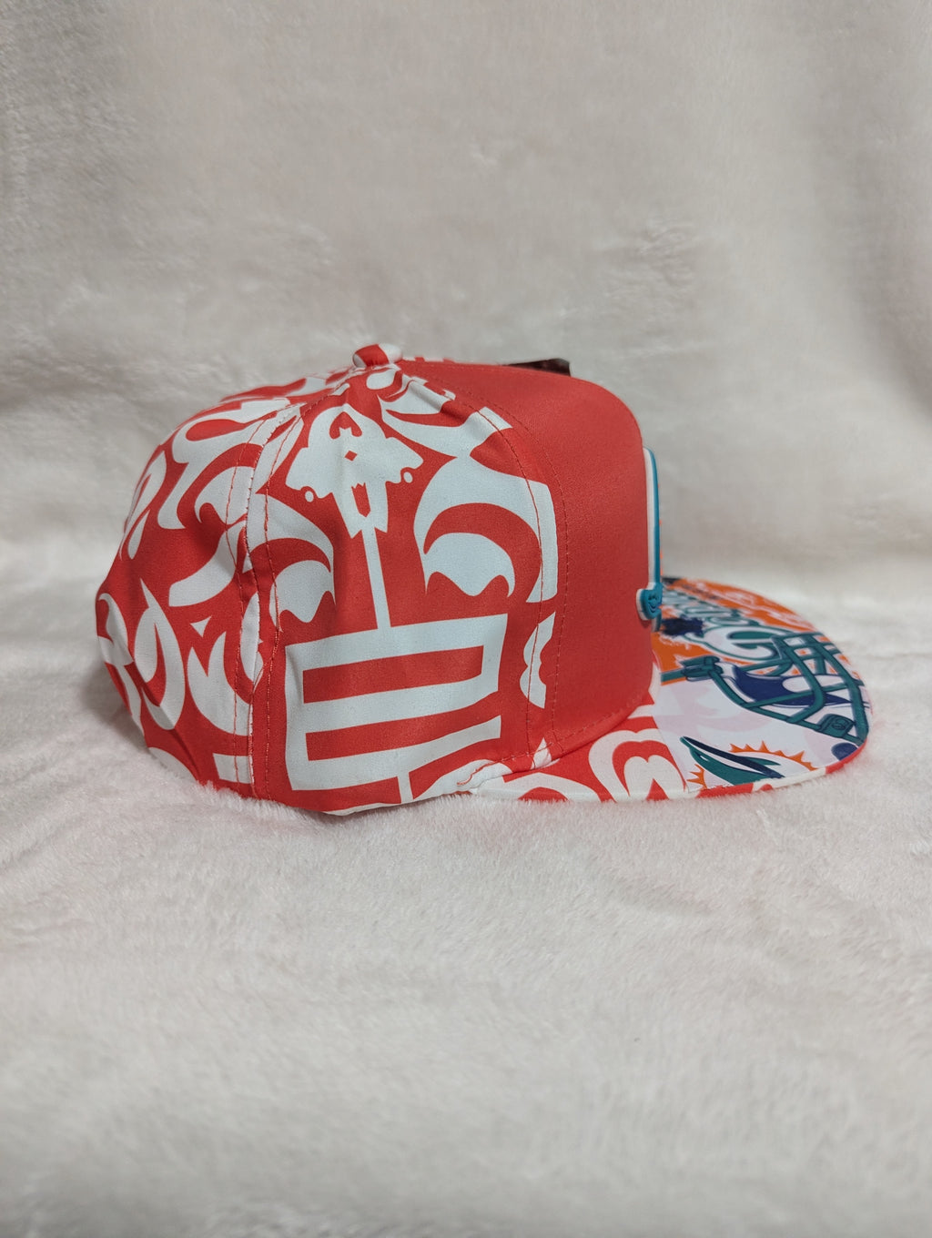 Gorra visera plana diseño NFL Miami Dolphins