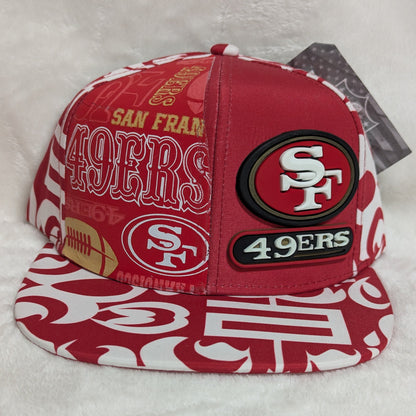 Gorra San Francisco 49ers | NFL Visera Plana| Rojo