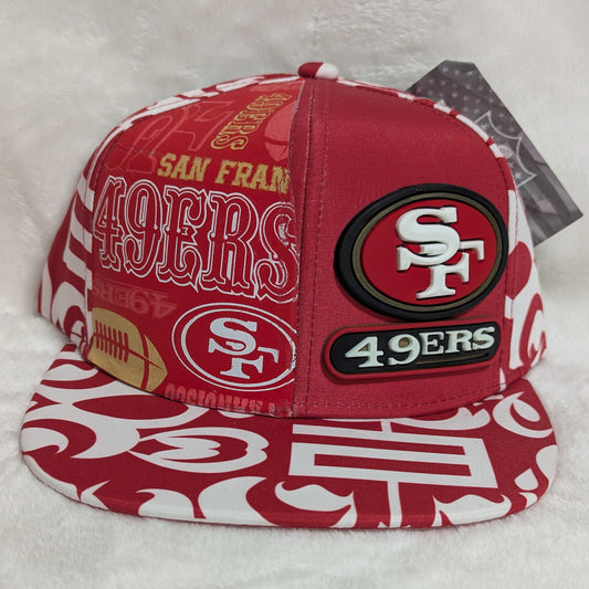 Gorra San Francisco 49ers | NFL Visera Plana| Rojo