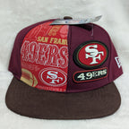 Gorra visera plana diseño NFL San Francisco 49ers