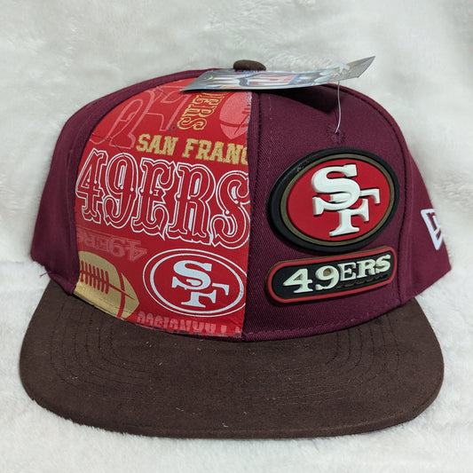 Gorra San Francisco 49ers | NFL Visera Plana| Vino
