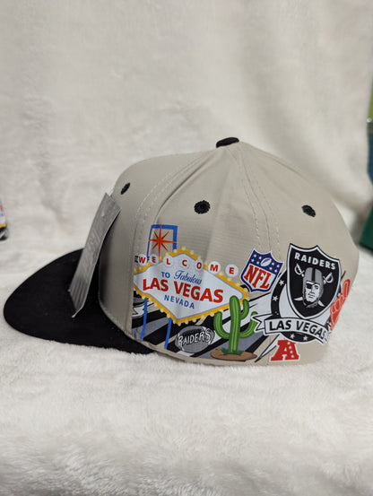 Gorra Las Vegas Raiders | NFL Clásico | Visera Plana Snapback