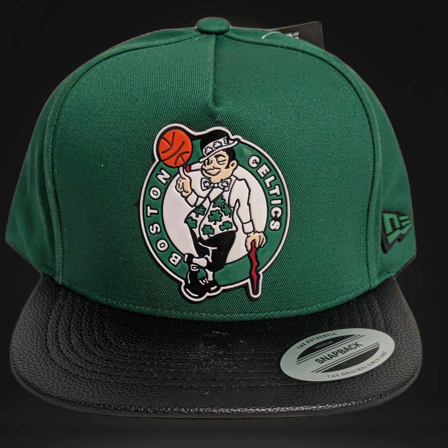 Gorra Boston Celtics | NBA Premium Vinipiel | Visera Plana Snapback
