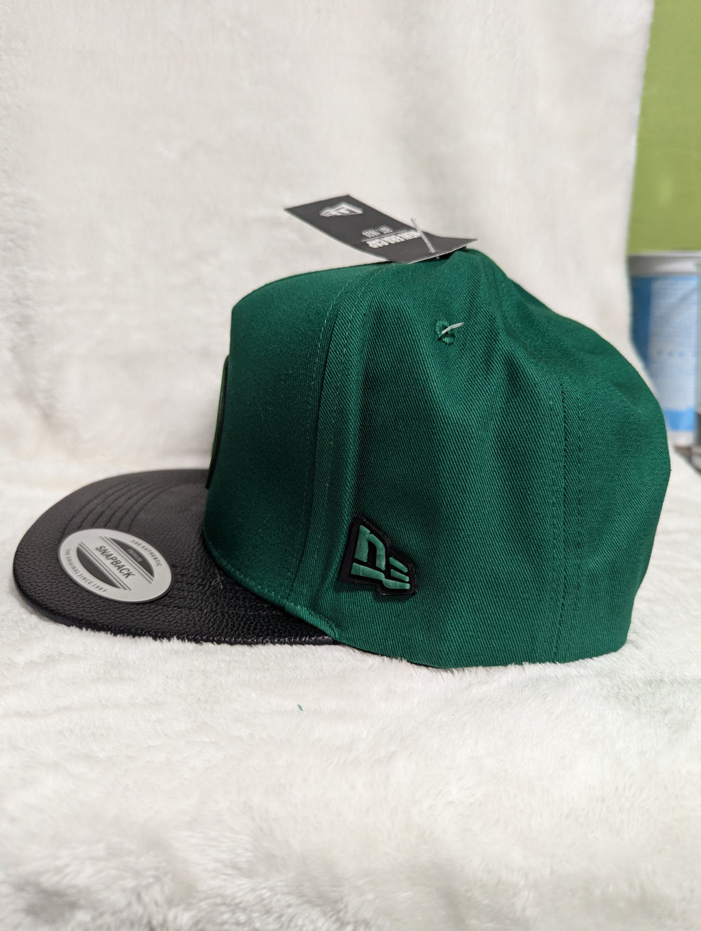 Gorra visera plana vinipiel NBA Boston Celtics