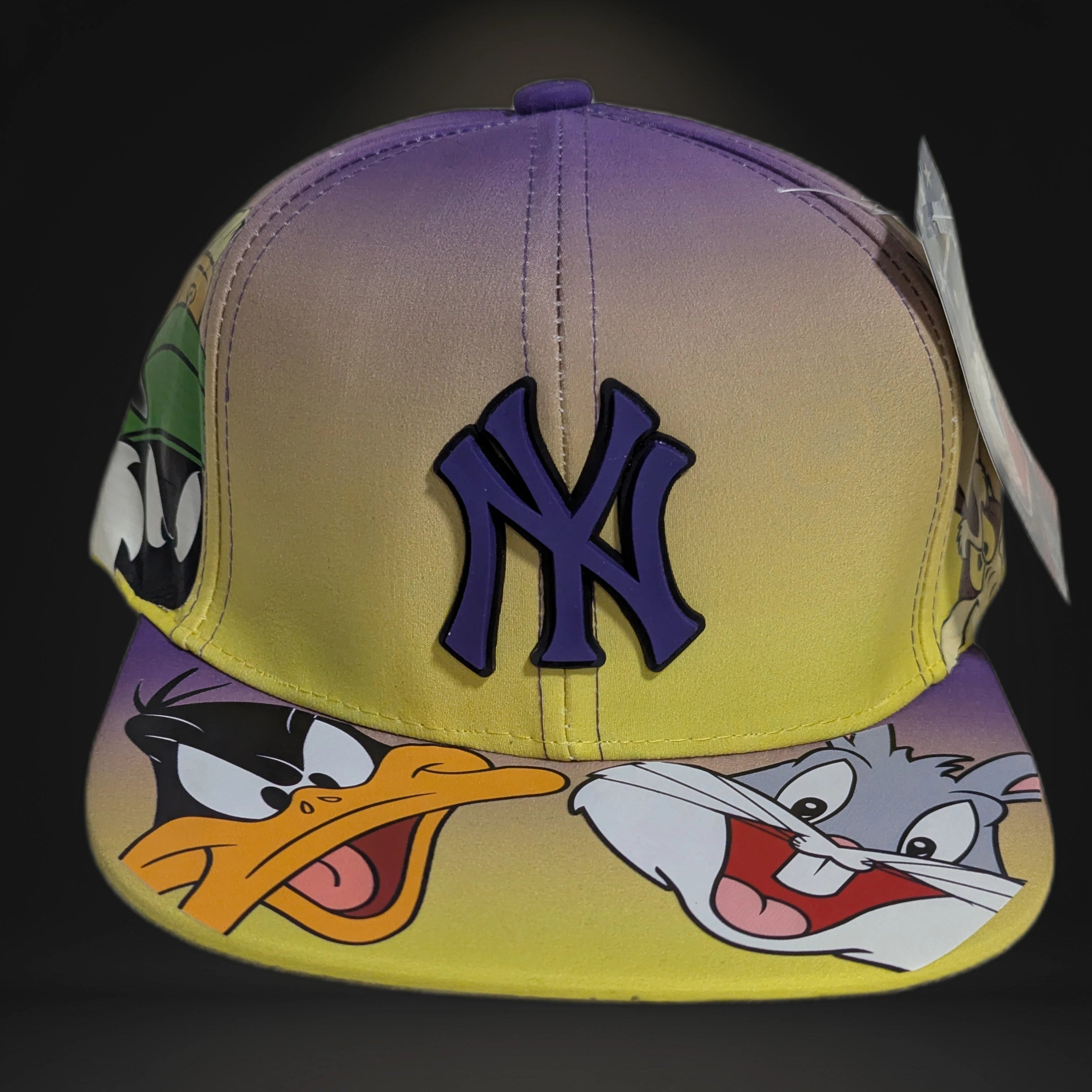 Gorra Yankees NY | Diseño Animado Exclusivo | Visera Plana Snapback