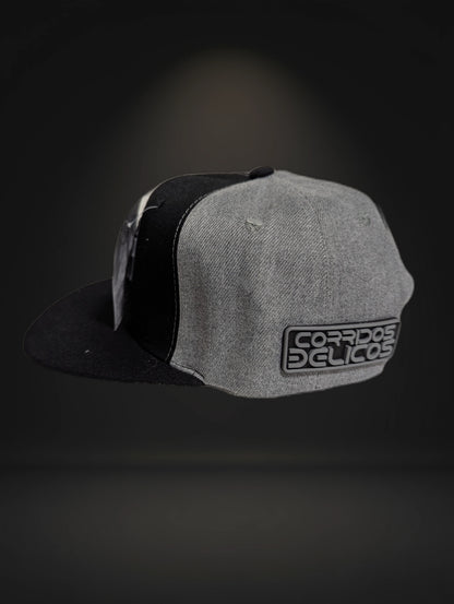 Gorra Doble P | Diseño Bélica | Visera Plana Snapback