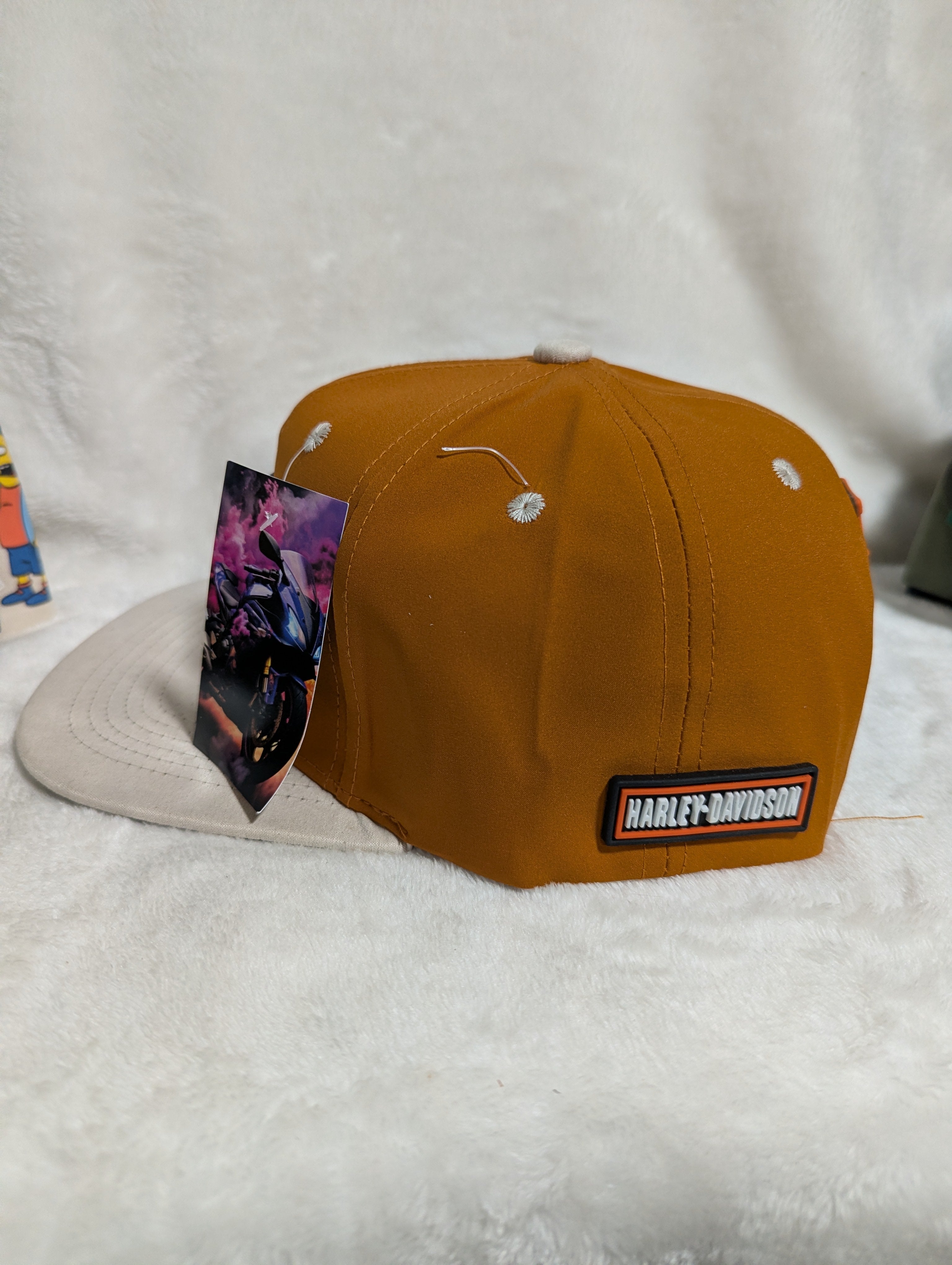 Gorra visera plana diseño Harley Davidson