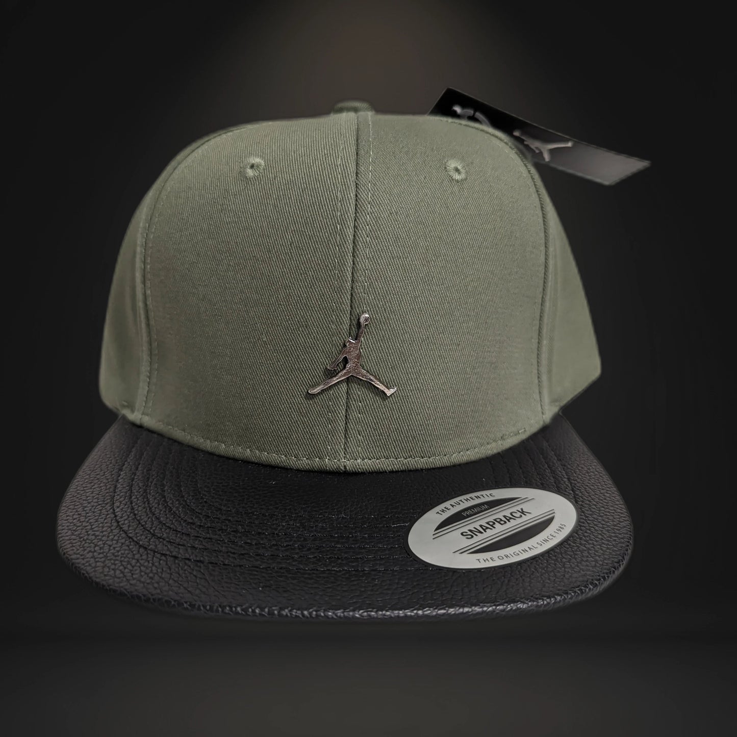 Gorra Air Jordan | Premium Vinipiel | Visera Plana Snapback